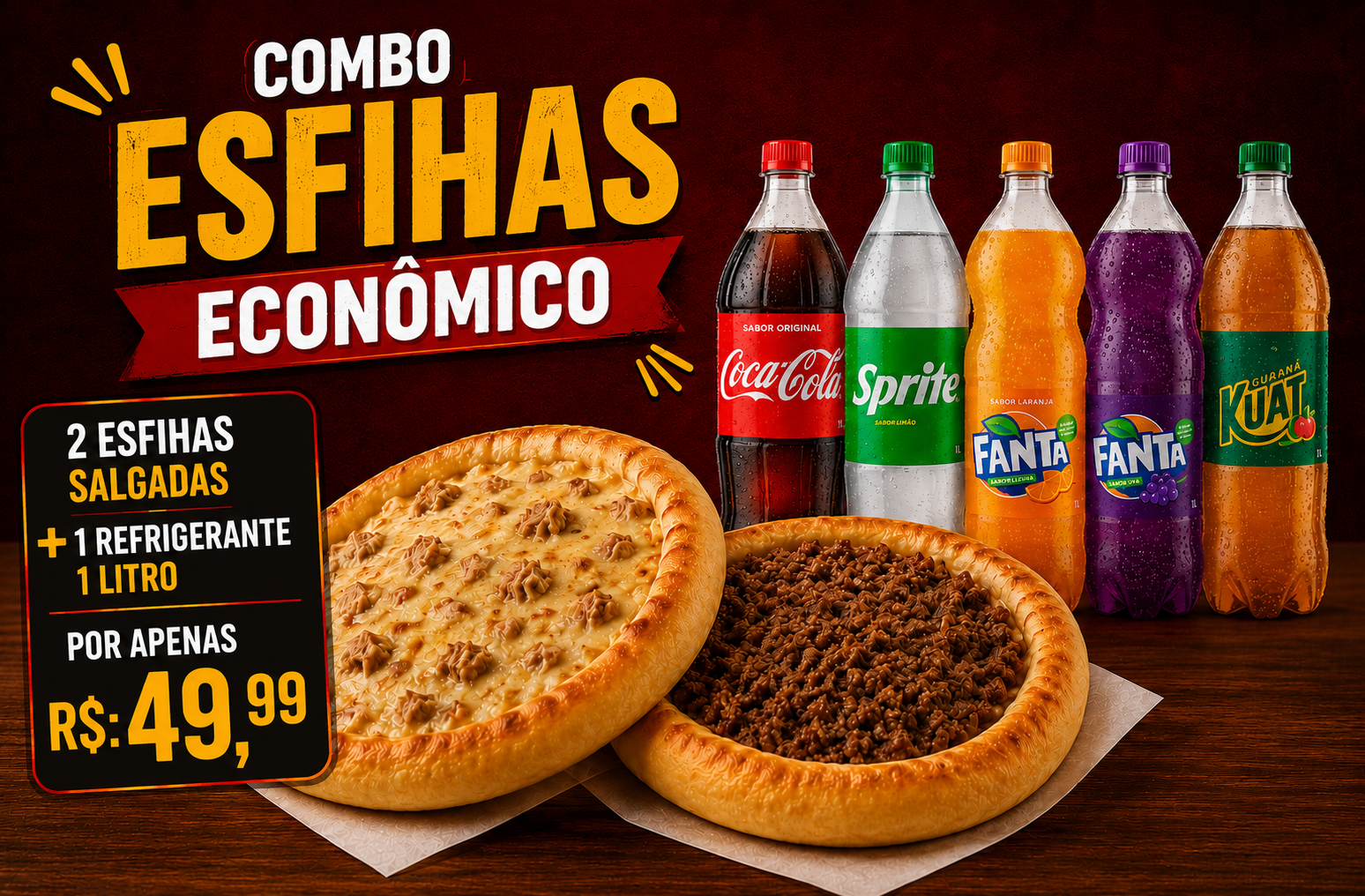 Combo Esfihas Econômico