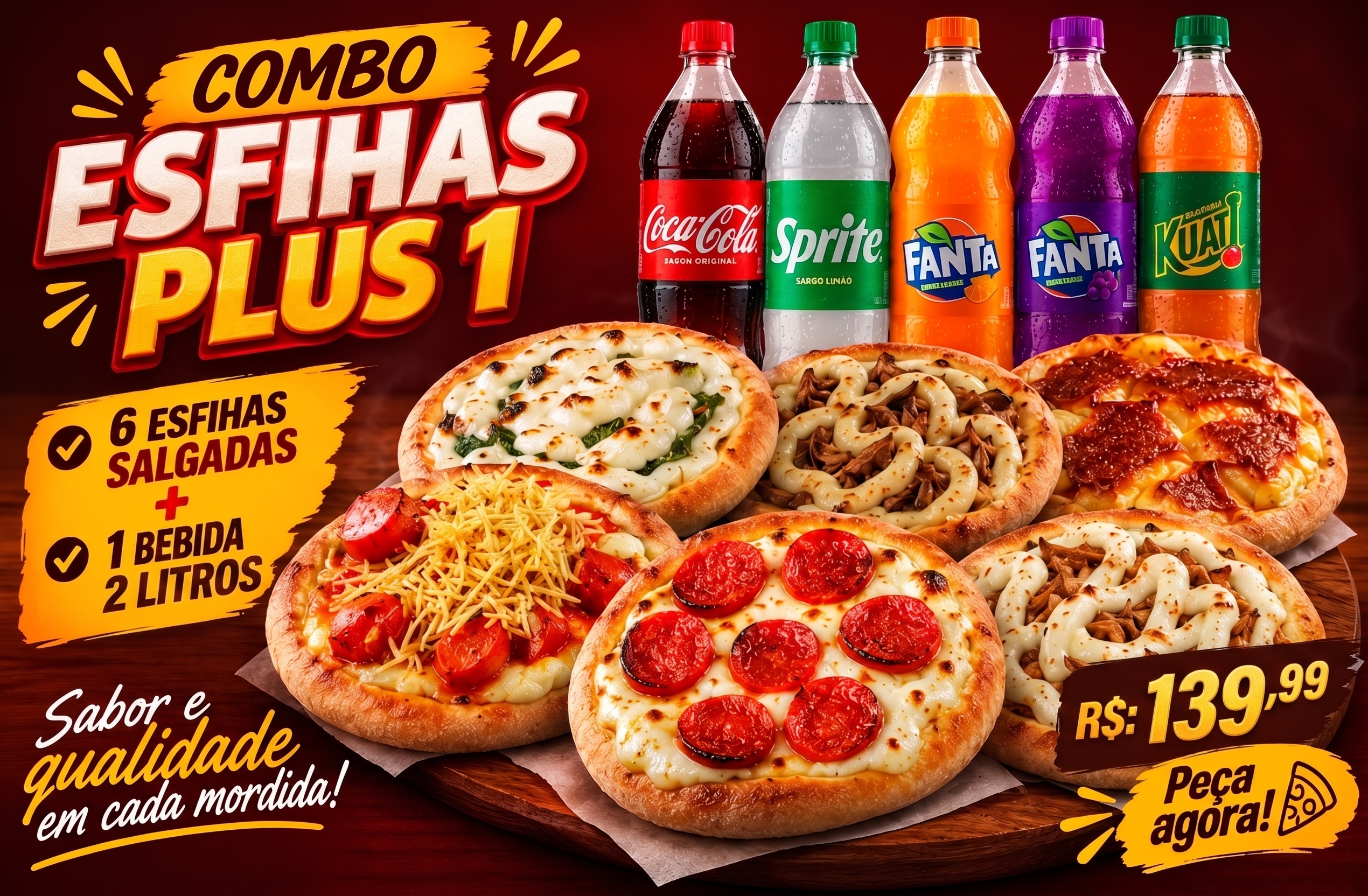Combo Esfihas Plus 2