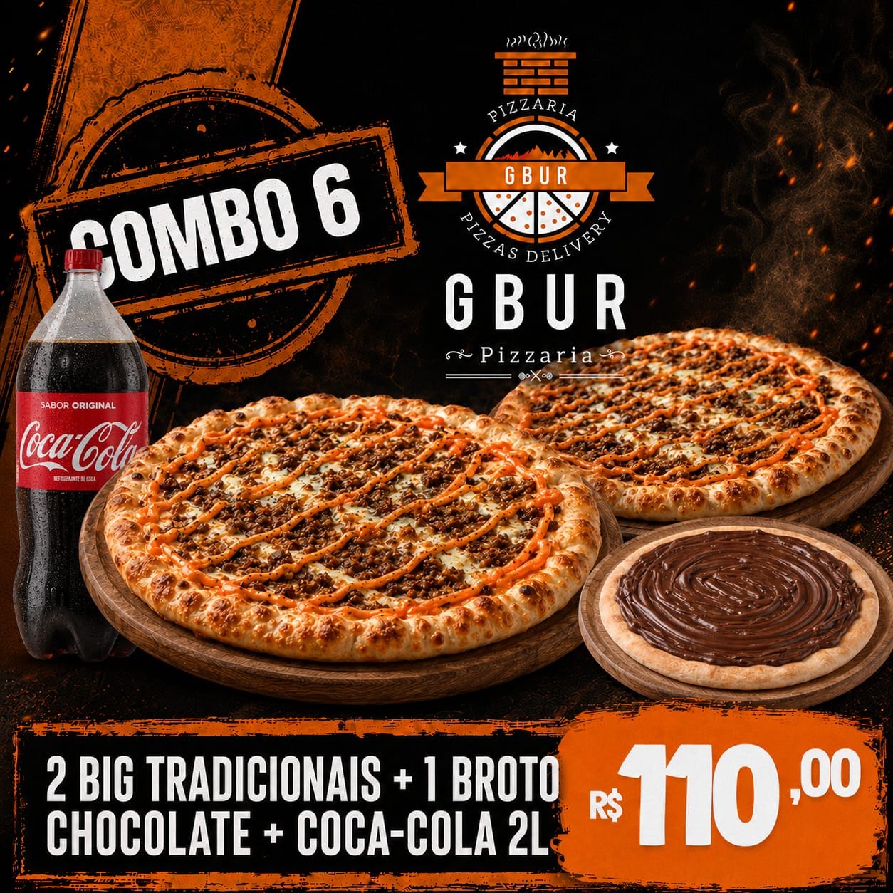 COMBO 06 -R$110,00 DUAS BIG