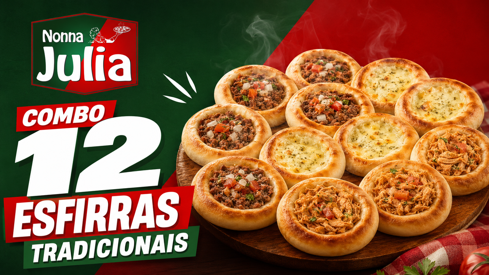 Combo 12 Esfirras Tradicionais