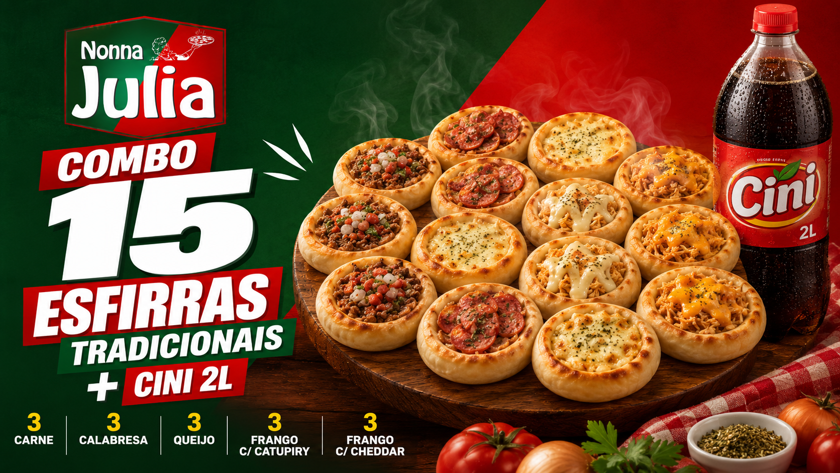 Combo 15 Esfirras