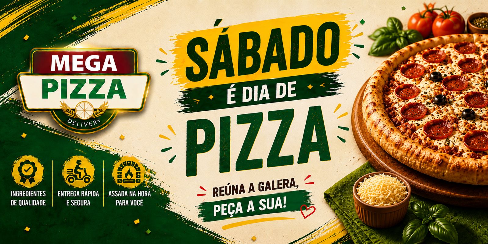 Monte sua pizza