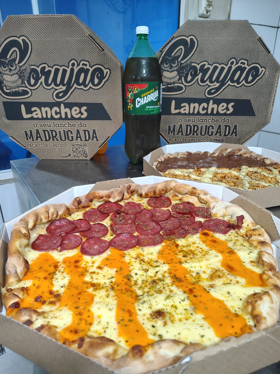 🔵2 Pizzas Grandes 1 Charrua 99,90
