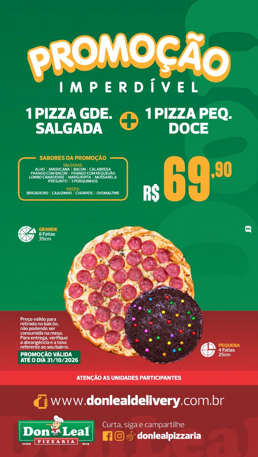 PROMO IMPERDÍVEL 69,90