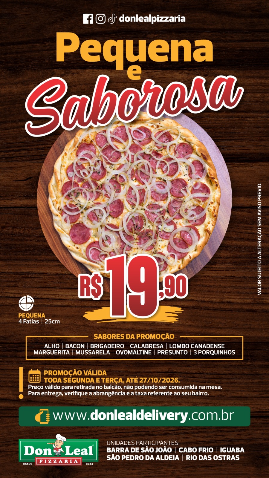 PEQUENA SABOROSA 19,90