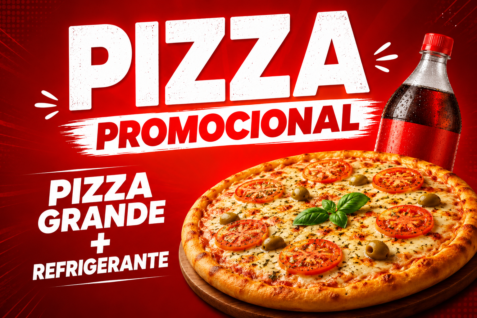 PIZZA PROMOCIONAL - R$ 49,90