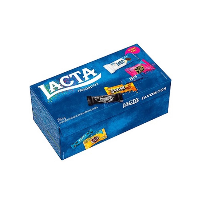 Caixa de Bombom LACTA Brand Mix Sucessos 250 g.