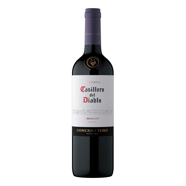 Vinhos (Garrafa de Vidro): Vinho Chileno Casillero Del Diablo Merlot 750ml - Produzido por uma marca mundialmente reconhecida, o vinho de reserva premium Casillero del Diablo, possui um sabor complexo, bem estruturado e firme, equilibrado aos seus taninos suaves e elegantes. Destaca-se por sua elegância e sofisticaç