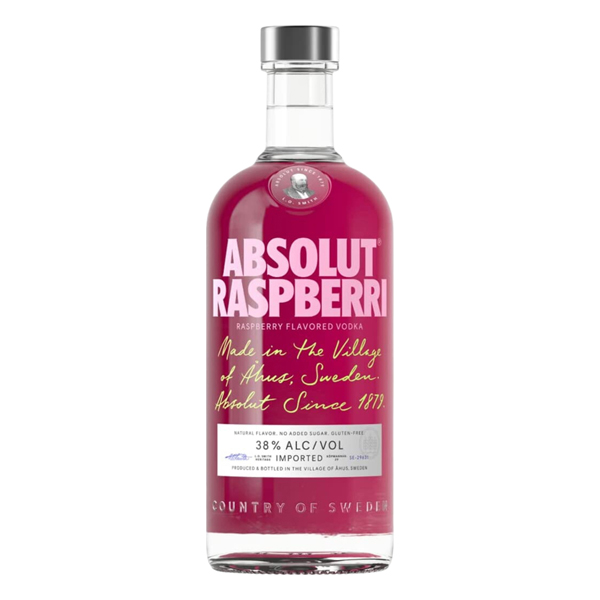 Destilados: Vodka Absolut Raspberri 750ml - A Absolut é tão limpa quanto uma vodka pode ser, sendo perfeita para união de sabores com diversas misturas, como, frutas, refrigerantes e sucos. Ainda assim mantem um certo sabor característico: rico, encorpado e complexo, mas ao mesmo tem