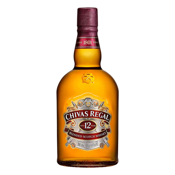 Whisky: Whisky Chivas Regal 12 Anos 1L - O Chivas Regal é reconhecido mundialmente como o melhor dos premium blended scoth whiskies, constituindo-se em um padrão de excelência para todos os destilados.