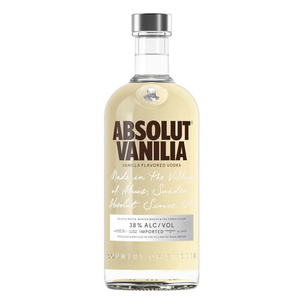 Destilados: Vodka Absolut Vanilla 750ml - A Absolut é tão limpa quanto uma vodka pode ser, sendo perfeita para união de sabores com diversas misturas, como, frutas, refrigerantes e sucos. Ainda assim mantem um certo sabor característico: rico, encorpado e complexo, mas ao mesmo tem
