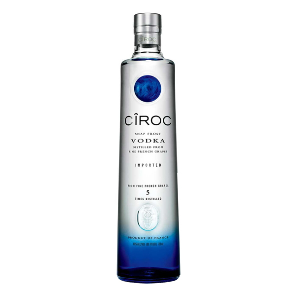Vodka: Vodka Francesa Ciroc Original - DINHEIRO