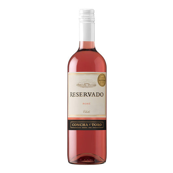 Vinhos (Garrafa de Vidro): Vinho Chileno Concha Y Toro Reservado Rosé 750ml - Concha y Toro é um vinho argentino produzido na região de Mendoza pela Vinícola Concha y Toro.