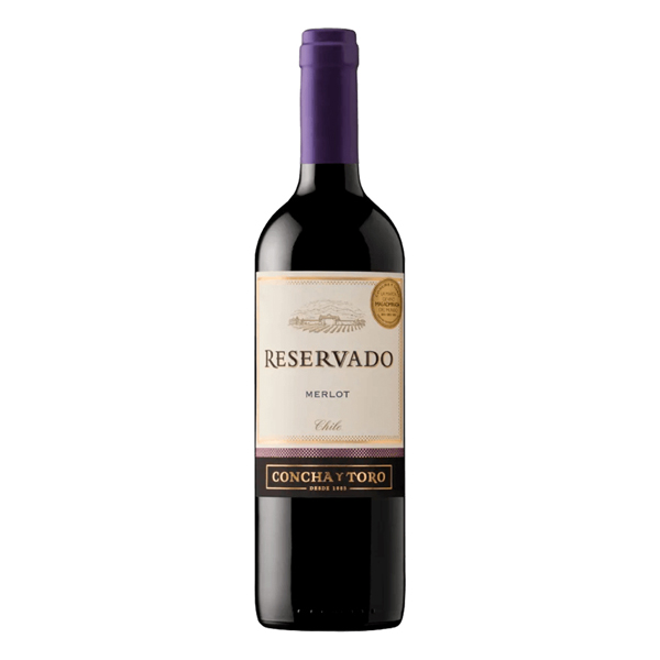 Vinhos (Garrafa de Vidro): Vinho Chileno Concha Y Toro Merlot 750ml - Concha y Toro é um vinho argentino produzido na região de Mendoza pela Vinícola Concha y Toro.