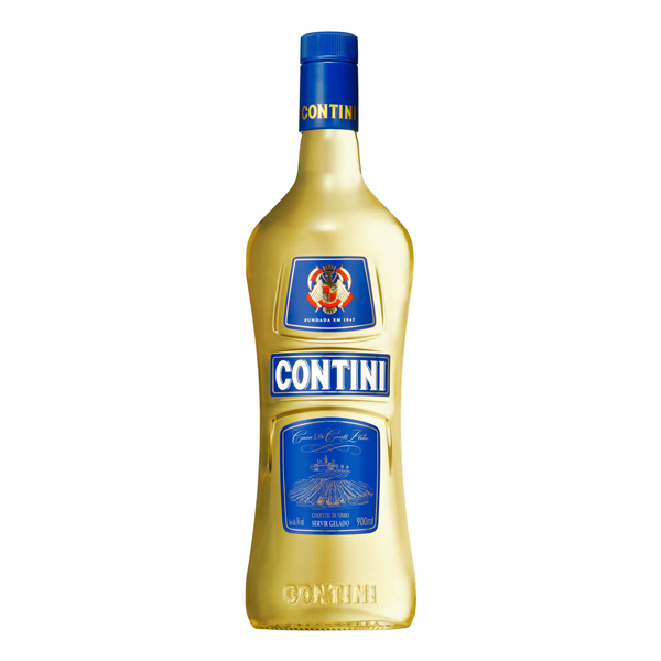 Cachaça e Coquiteis: Vermouth Contini Branco 900ml - O Vermouth Contini Branco é uma bebida adocicada, fabricada com vinhos nobres, frutas, raízes, especiarias e 52 ervas aromáticas. Vermouth ou Vermute é um tipo de bebida fermentada, derivada do vinho branco, tinto ou rosé, podendo ser doce