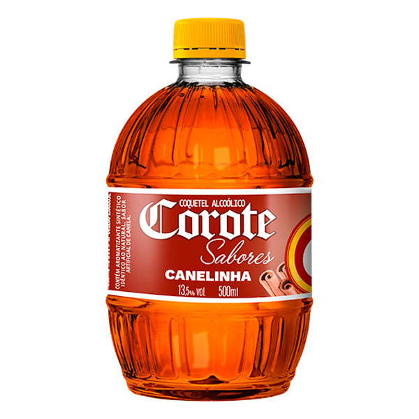cachaças: Corote Canelinha 500ml - Vodka tri-destilada no sabor canelinha com o nome Corote que você já conhece já vem pronta para você consumir! Aprecie com gelo e sirva em festas, baladas e eventos!