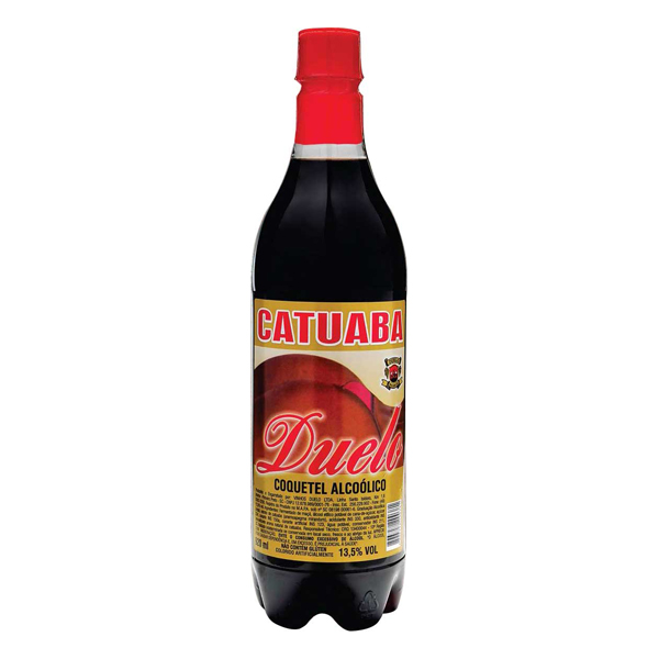 Catuaba: Catuaba Duelo Pet 920ml - A catuaba já é uma bebida amada pelos brasileiros, não podendo faltar nas festas mais animadas! Composta de vinho doce, guaraná e catuaba, fruta amplamente conhecida por seus efeitos estimulantes e afrodisíacos, é perfeita para ser apreciad