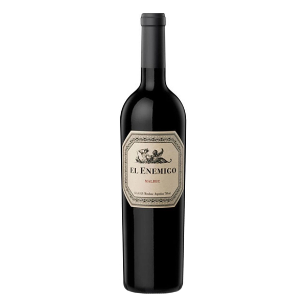 Vinhos: Vinho Argentino El Enemigo Malbec 750ml - Descubra a magia do El Enemigo Malbec, um vinho que desafia as expectativas e encanta os sentidos. Com seu estilo único e premiado com 93+ pontos de Robert Parker, ele é a expressão máxima da excelência. Uma combinação sublime de 92% Malbec