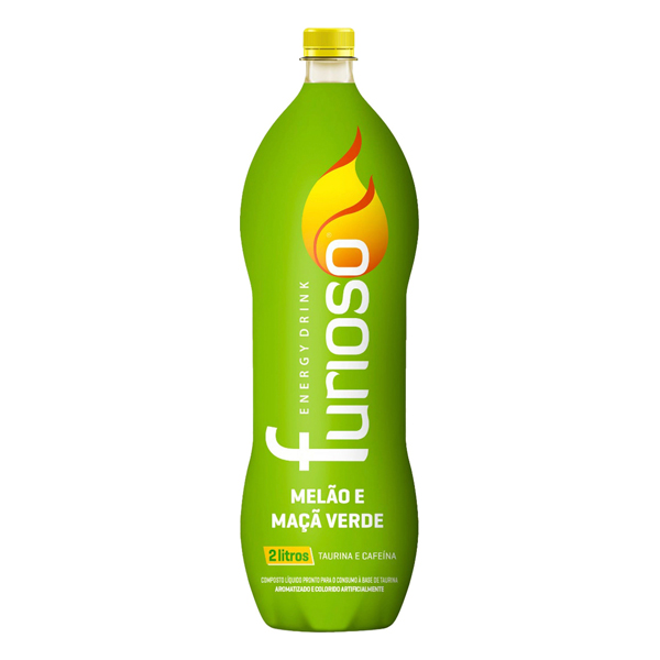Energéticos 2L: Furioso Melão e Maçã Verde 2L - Furioso Energy Drink é feito para quem tem atitude e gosta de ultrapassar seus próprios limites. Com sabores deliciosos e a máxima concentração de Taurina, ele proporciona a energia extra que você precisa para se manter ativo