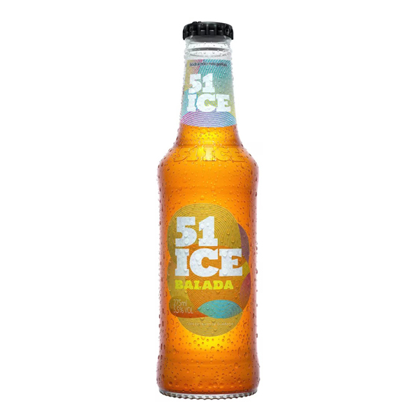 Bebidas Alcoólicas: Ice 51 Balada 275ml - 51 Ice é uma mistura dos melhores sabores do Brasil: cachaça e frutas. O resultado é uma bebida pronta para a balada. 51 ice é leve e refrescante.