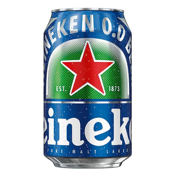 Cervejas: Heineken Zero Lata 350ml - A Heineken 0.0 é uma cerveja Puro Malte com sabor de qualidade e zero álcool. Nossos mestres cervejeiros levaram anos para chegar a uma receita com gosto de cerveja de verdade e Puro Malte.