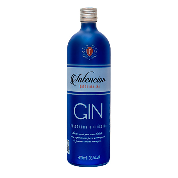 Destilados: Gin Intencion 900ml - Prepare drinks deliciosos e para a galera toda com o Gin London Dry Intencion! Pode ser feito muitas combinações com o Gin, como hortelã, gengibre, Aperol, prosseco, laranja natural, limão, xarope de açúcar e muito outros, com certeza ele t