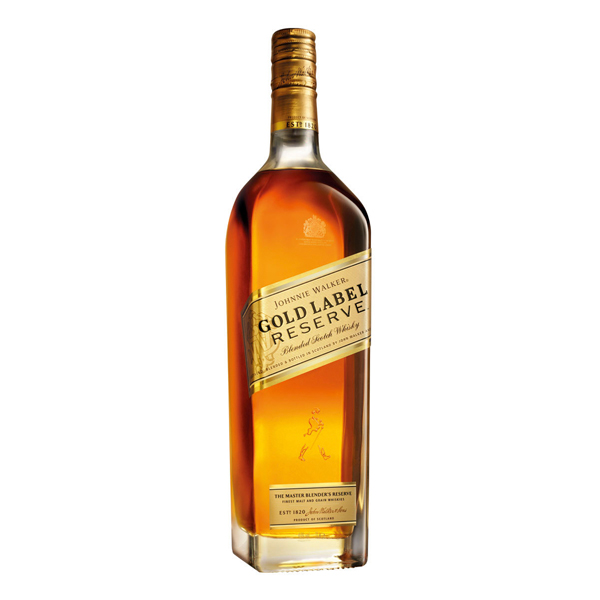 Whisky: Whisky Importado Johnnie Walker Gold Label Reserve 750ml - Gold Label Reserve é obra do master blender no 1 da Johnnie Walker, Jim Beveridge, que usou whiskys de sua reserva pessoal e barris estocados em Clynelish, região da Escócia onde foi descoberto o ouro, razão pela qual o rótulo é dourado. O