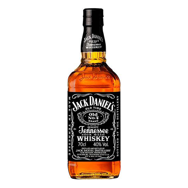 Destilados: Whisky Jack Daniel’s 1L - Os whiskeys da família Jack Daniel`s diferenciam-se pelo cuidadoso processo de elaboração. O envelhecimento em Barris de Carvalho novos, aliado ao clima muito especial do Tennessee, lhe confere um sabor suave e marcante. Permanecendo fiel a