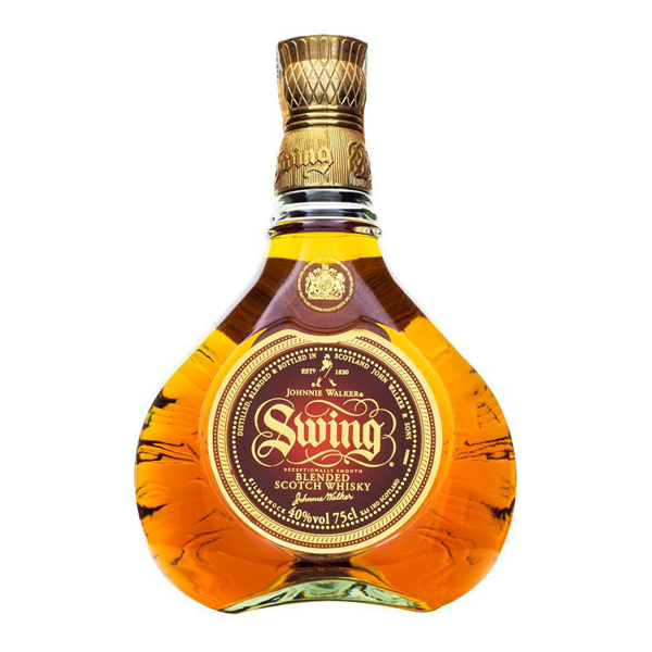 Destilados: Whisky Johnnie Walker Swing 15 Anos 750ml - Johnnie Walker red label é o blend pioneiro, que lançou o nosso whisky no mundo. muito versátil e universalmente atraente, com sabor intenso e vigoroso que se destaca mesmo quando misturado. Jhnnie Walker red label é o whisky escocês mais v