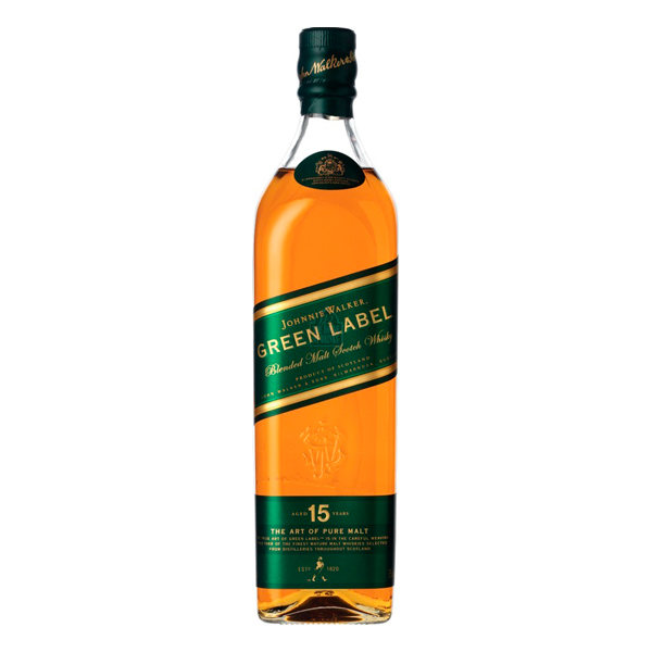 Destilados: Whisky Johnnie Walker Green Label 750ml - Green Label é o quinto Whisky lançado por Johnnie Walker em 200 anos e é o único composto apenas por maltes, cada um envelhecido por no mínimo 15 anos. Um equilíbrio perfeito de maltes complexos e sutis das Highlands na Escócia, maltes pesa