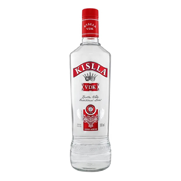 Destilados: Vodka Kislla 900ml - Vodka Kislla é uma ótima combinação para seus drinks, pode ser apreciada pura ou misturada com refrigerantes e outras bebidas para ficar ainda mais saborosa. São diversos sabores exclusivos para você aproveitar ao máximo.