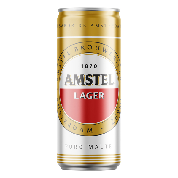 Cerveja: Amstel Lata 296ml - Cerveja
