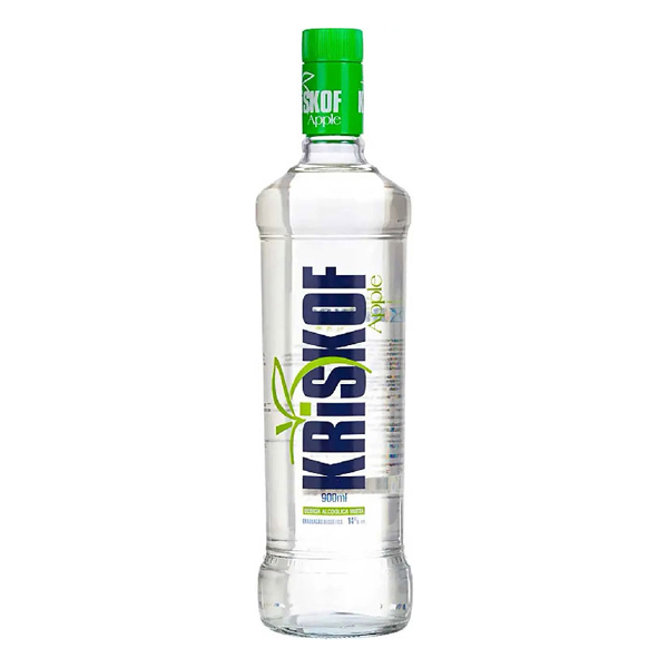 Vodkas: Kriskof Maçã 900ml - As uvas mais usadas na produção dos melhores vinhos nacionais são as Tannat e Barbera, cultivadas, sobretudo, na Serra Gaúcha. Os vinhos do Brasil são frescos e finos, de sabor bastante agradável.