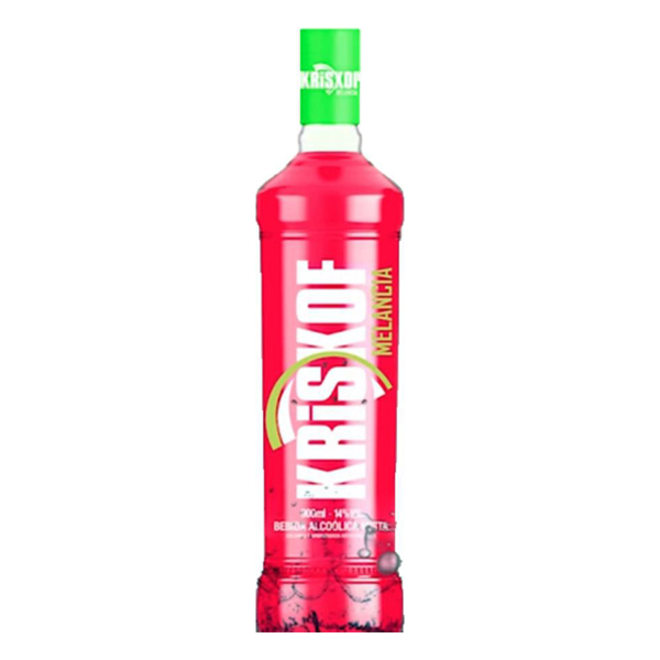 Vodkas: Vodka Kriskof Melancia 900ml - A vodka sabor melância com alto teor alcoólico, deve ser consumida com equilíbrio, apresentando então propriedades benéficas ao organismo, dentre elas, a redução do estresse e a proteção cardíaca.