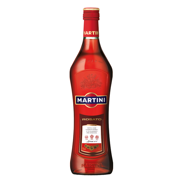 Licores: Vermouth Martini Rosato 995ml - Fundada em 1863 na cidade italiana de Pessione, a Martini & Rossi é hoje uma das maiores empresas de bebidas do mundo. O Martini Rosato foi criado para o público moderno. Produzido a partir de uma mistura de vinhos brancos e tintos infusion