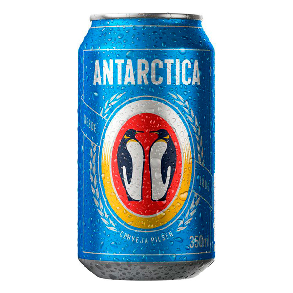 Cerveja: Antarctica Boa Lata 350ml - Cerveja