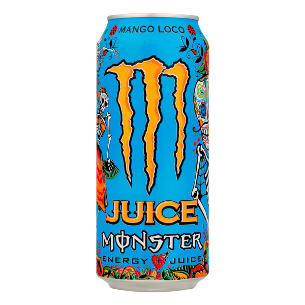 Energéticos: Energético Monster Mango Loco Lata 473ml - Monster Mango Loco é o Mix de sucos perfeito para atrair as almas mais teimosas. Sabor irado junto do clássico punch de Monster faz com que a energia da festa dure por dias.