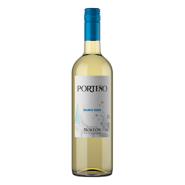 VINHOS: Vinho Argentino Norton Porteño Branco Suave 750ml)
