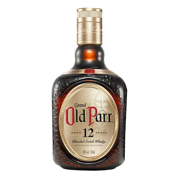 Destilados: Whisky Escocês Old Parr 12 Anos 750ml - Old Parr 12 Anos é um elegante e vibrante blend com notas profundas mas ainda com um suave e delicado caráter. Whisky Old Parr possui um liquido com personalidade, misturado a partir de whiskies envelhecidos por pelo menos 12 anos. Melhor a
