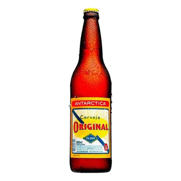 Cerveja: Original 600ml - A clássica Antarctica Original de 600 ml é reconhecida por preservar sua essência, tradição e qualidade desde 1931. Uma Standard American Lager de sabor suave, leve amargor e aroma de lúpulo, além de refrescância única — garantida por sua a