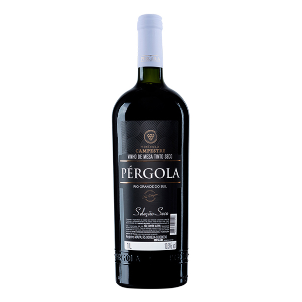 Vinhos: Vinho Nacional Pérgola Tinto Seco 1L - Fundada há meio século, a Vinícola Campestre é uma empresa familiar empenhada em elaborar vinhos, sucos, coolers e espumantes de qualidade diferenciada. Esta constante meta, nos faz aprender e respeitar cada vez mais a arte milenar de trans