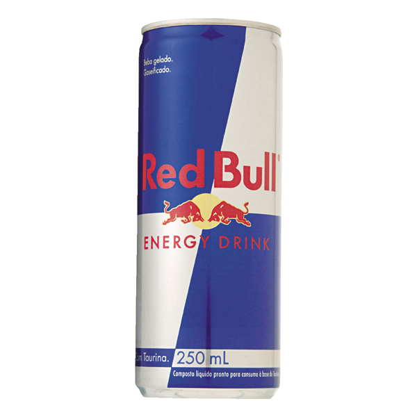 ENERGÉTICOS: Red Bull Original Lata 250ml - Red Bull te dá asaaas. Desde 1987. Ideal para ser consumido em um dia atarefado, entre o trabalho e a academia por exemplo. Também pode te dar aquele gás extra durante as saídas noturnas com os amigos.