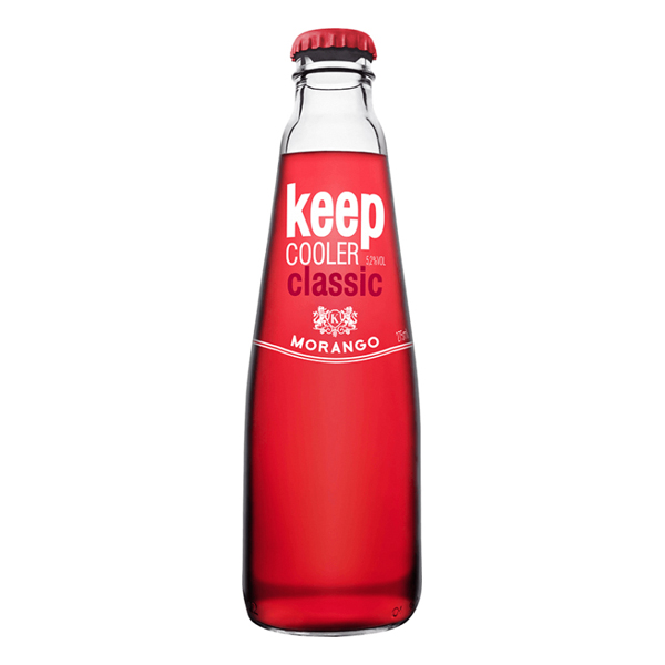 Destilados: Aurora Keep Cooler Morango 275ml - Bebida gaseificada, refrescante, elaborada com vinho branco de mesa, suco de uva branco integral, suco e aroma natural de frutas.