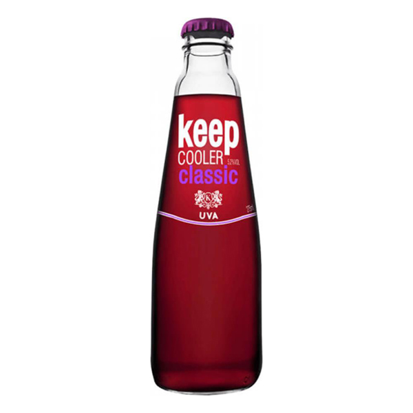 ice: Keep Cooler Classic Uva 275ml - Bebida Keep Cooler Black Uva Classic jovem e refrescante, elaborada a partir de vinho, suco de uva e extratos naturais de frutas. Gaseificada. Ideal para ser consumida só.