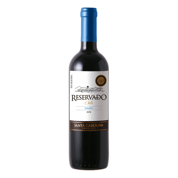 VINHOS: Vinho Chileno Santa Carolina Reservado Malbec 750ml)
