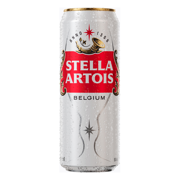 CERVEJAS LATAS: Stella Artois Lata 473ml 3 UNIDADES - 3 UNIDADES