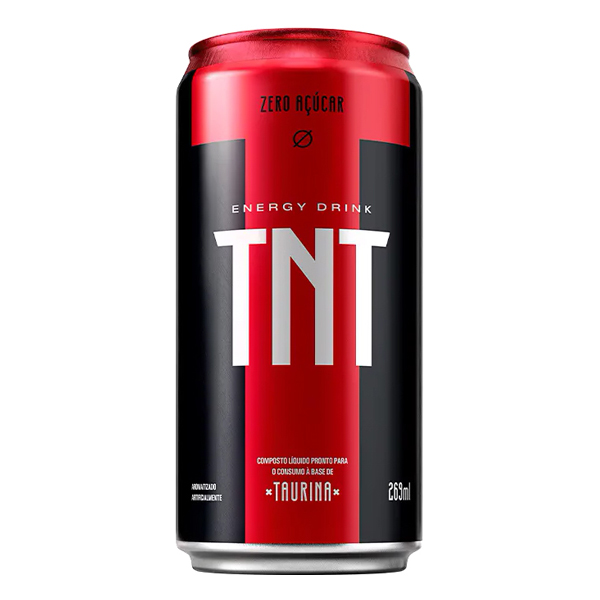 Energéticos: Energético TNT Zero Açúcar 269ml - Quer mais energia sem se preocupar com a sua dieta? Pode vir! O TNT Zero Açúcar tem toda a energia de TNT, mas com apenas 12 calorias por lata.