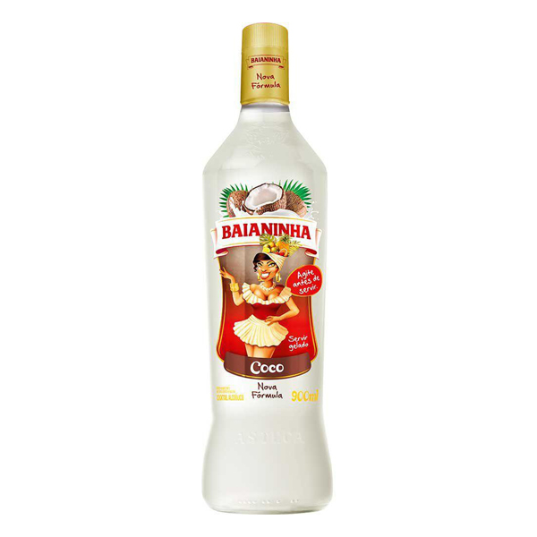 Aperitivos: Baianinha Coco 900ml - Batida de coco