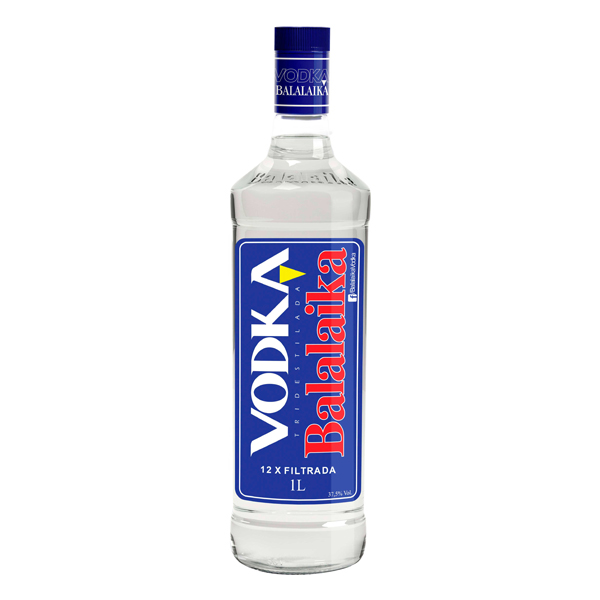 Vodka: Vodka Balalaika 1L - É bem difícil que você não conheça alguém com alguma história bastante engraçada envolvendo a Balalaika vodka.