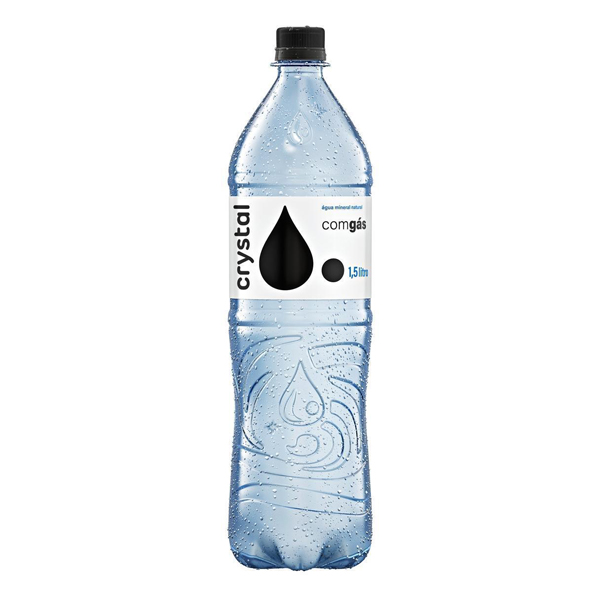Água: Água Crystal com Gás 1,5L - Água